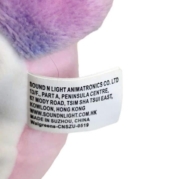 Rainbow Dreams 2019 Reversible Plush Unicorn ~ Pink/White 6" - Picture 12 of 13